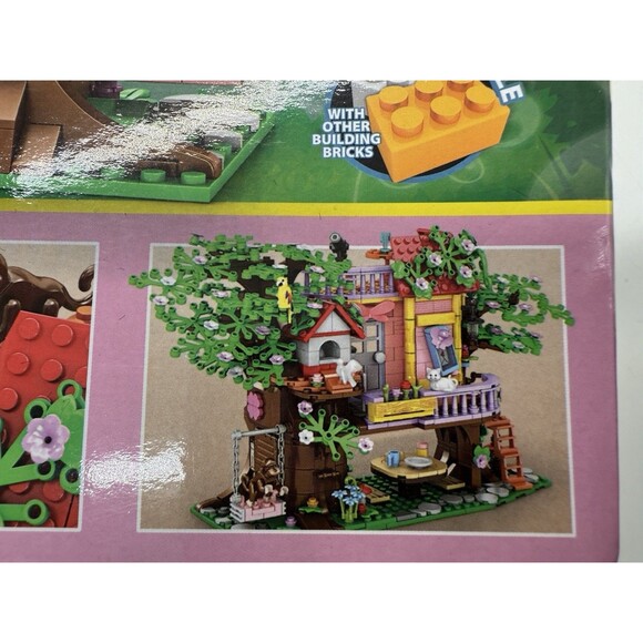 840 Piece Tree House Building Sets Creative Forest House Building Blocks Swing - Picture 8 of 8